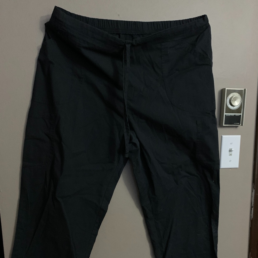 Black Scrub Star pants